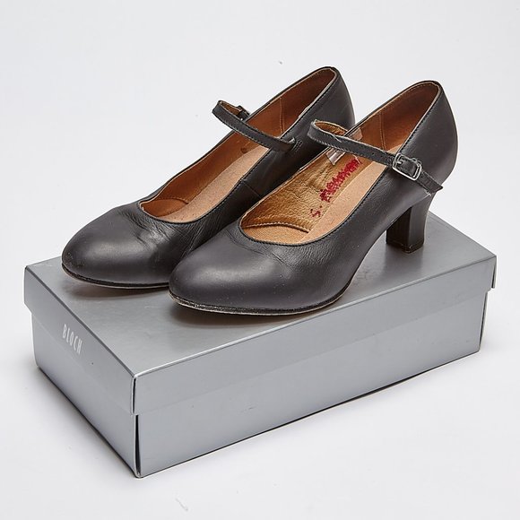 Leather Bloch Ladies Cabaret Character Dance Shoes Leather Size 7 - Picture 11 of 11